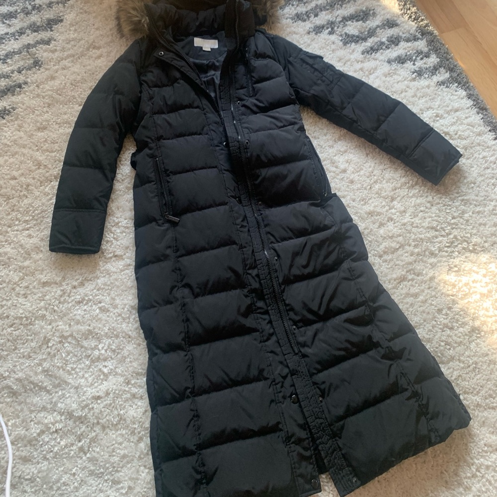 Michael Kors Women Long Down Jacket